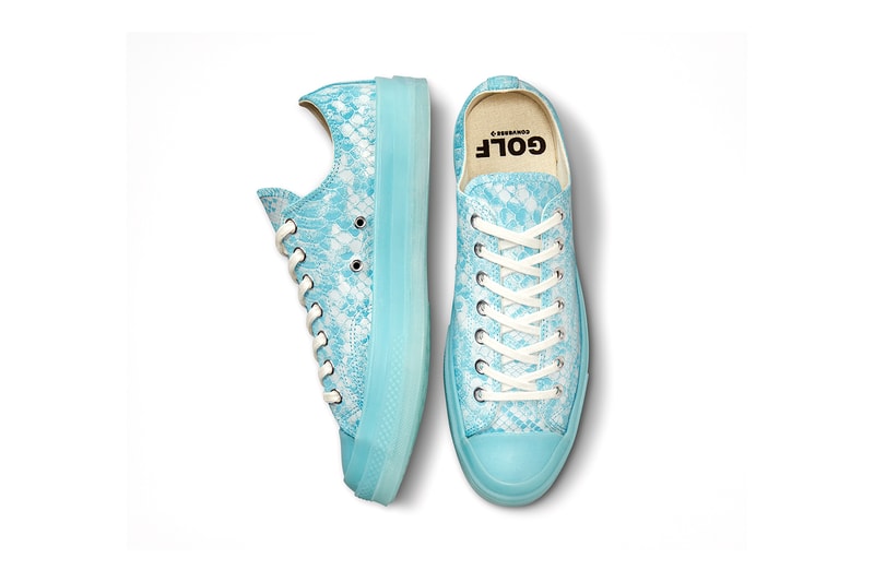 converse golf wang python chuck 70 low collaboration sneakers blue footwear kicks shoes