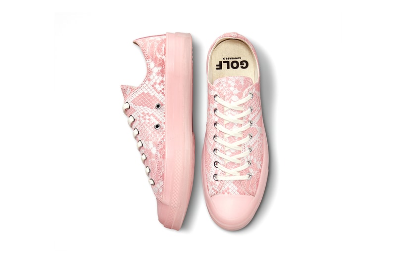 converse golf wang python chuck 70 low collaboration sneakers pink footwear kicks shoes