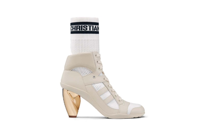 Dior D Zenith Heeled Sneaker Boot White Blue Price Release Date