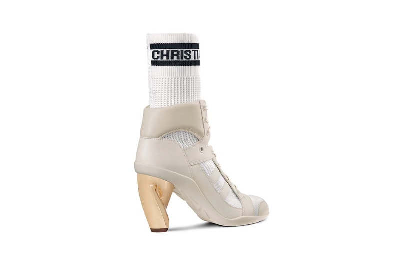 Dior D Zenith Heeled Sneaker Boot White Blue Price Release Date