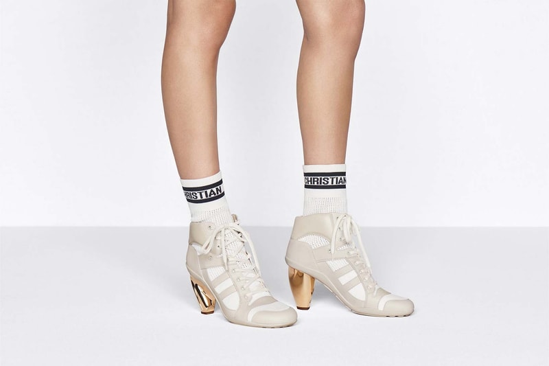 Dior D Zenith Heeled Sneaker Boot White Blue Price Release Date