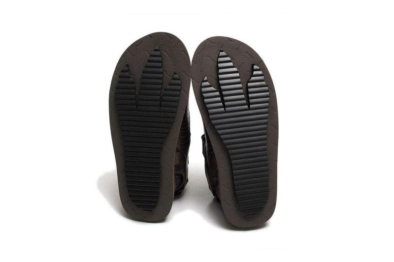 Doublet Suicoke Animal Print Sandals Collaboration SS22 Release Bear Brown