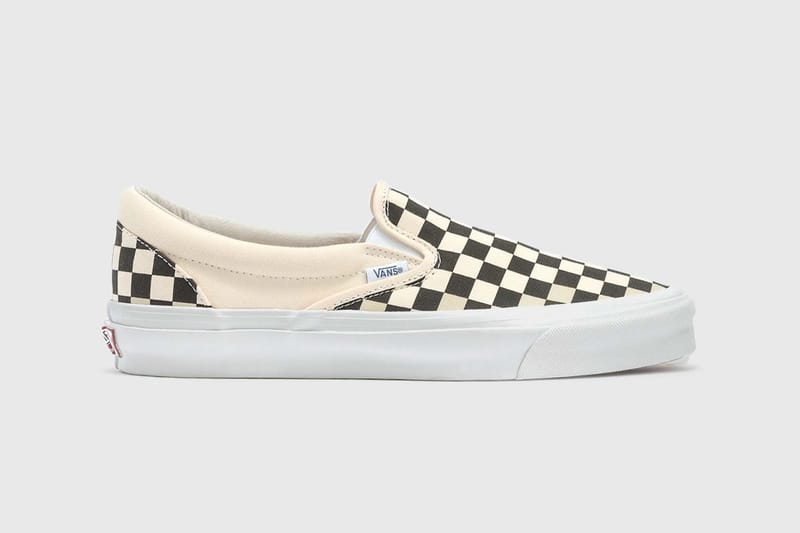 converse checkered slip on