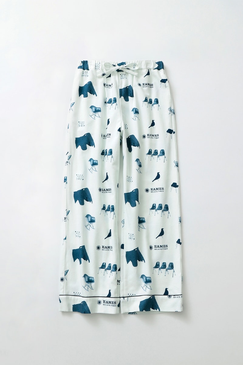 Gelato Pique Eames Home Collection Loungewear Pajama Pants Blue