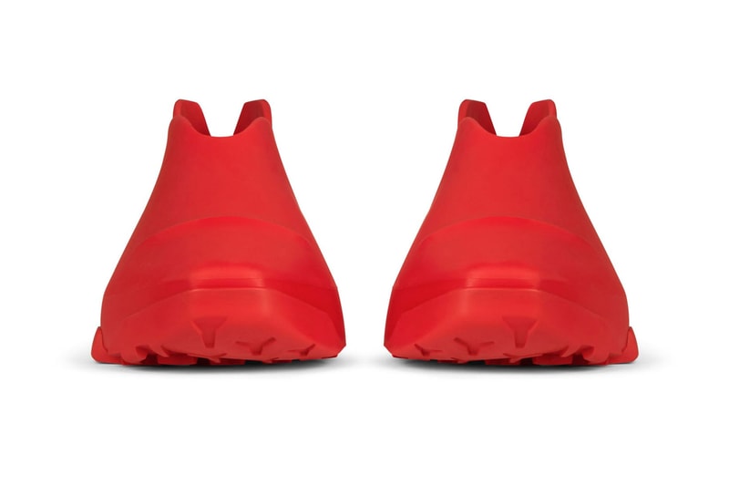 Givenchy Monumental Mallow Rubber Sneakers Red Front TOe