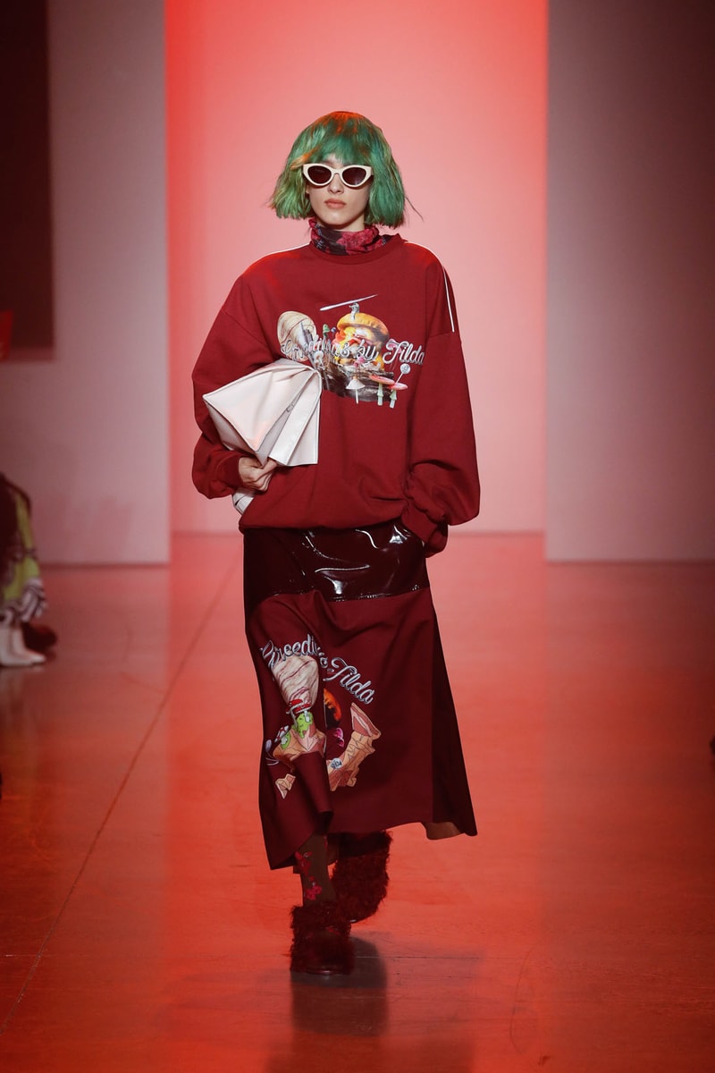 LG AI Tilda Co-Designs Greedilous Fall Winter Collection NYFW Technology Images 