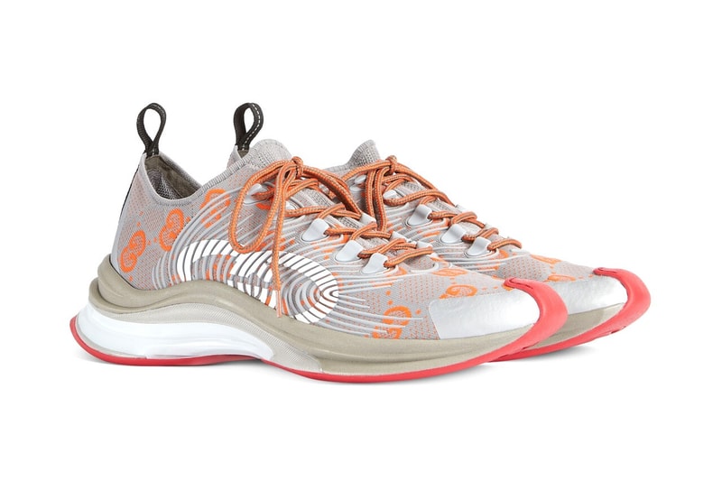 Gucci Run Sneaker Orange Silver Red Price Release Date