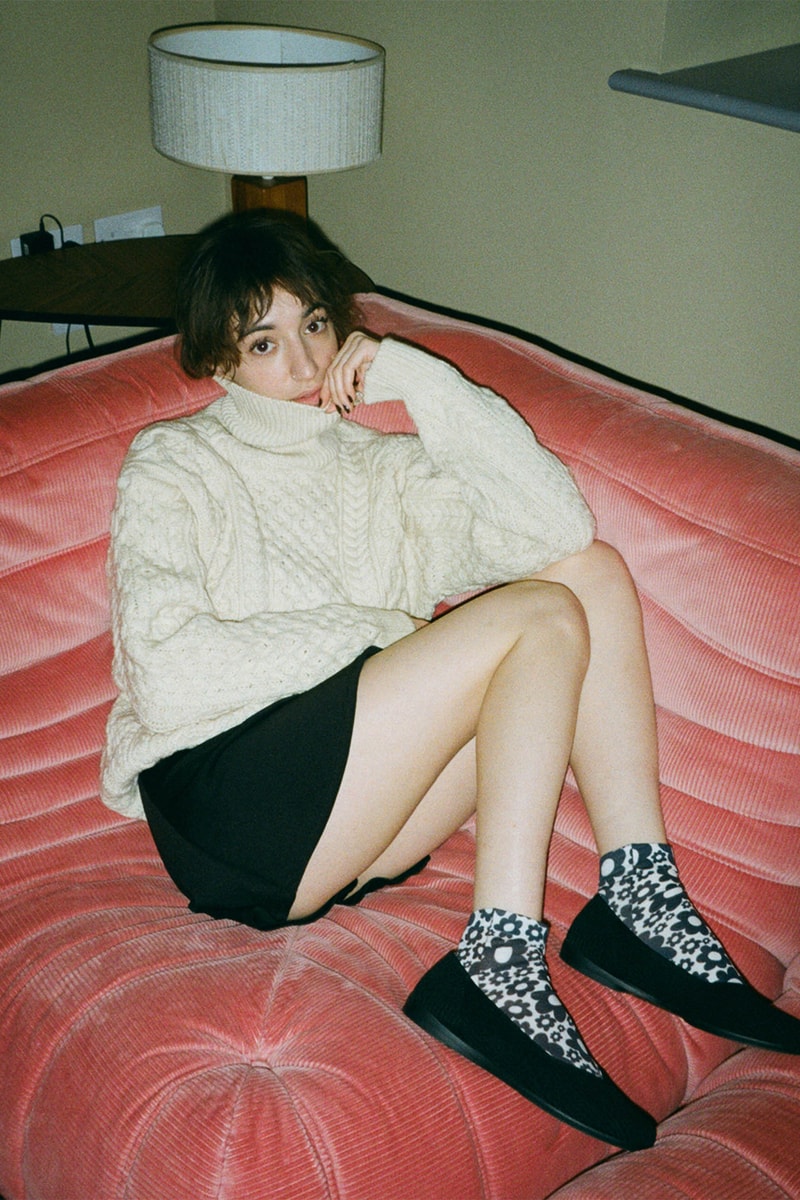 Inooknit "Desert" Collection Flats Shoes Lookbook Floral Black