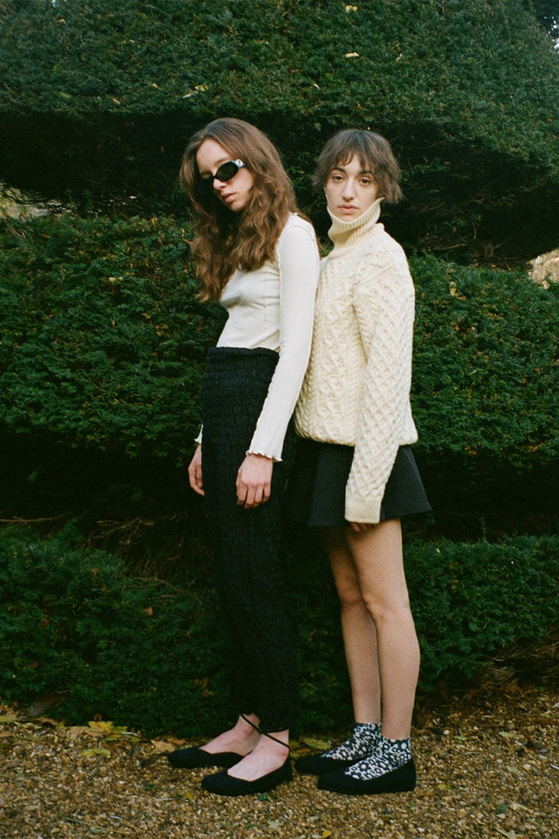 Inooknit "Desert" Collection Flats Shoes Lookbook Garden Shot Black Lateral View