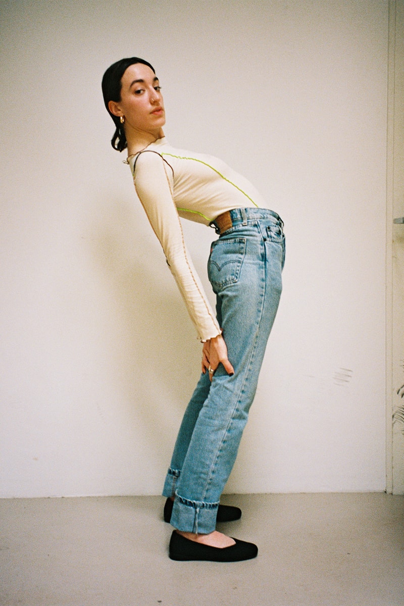 Inooknit "Desert" Collection Flats Shoes Lookbook Black Lateral View