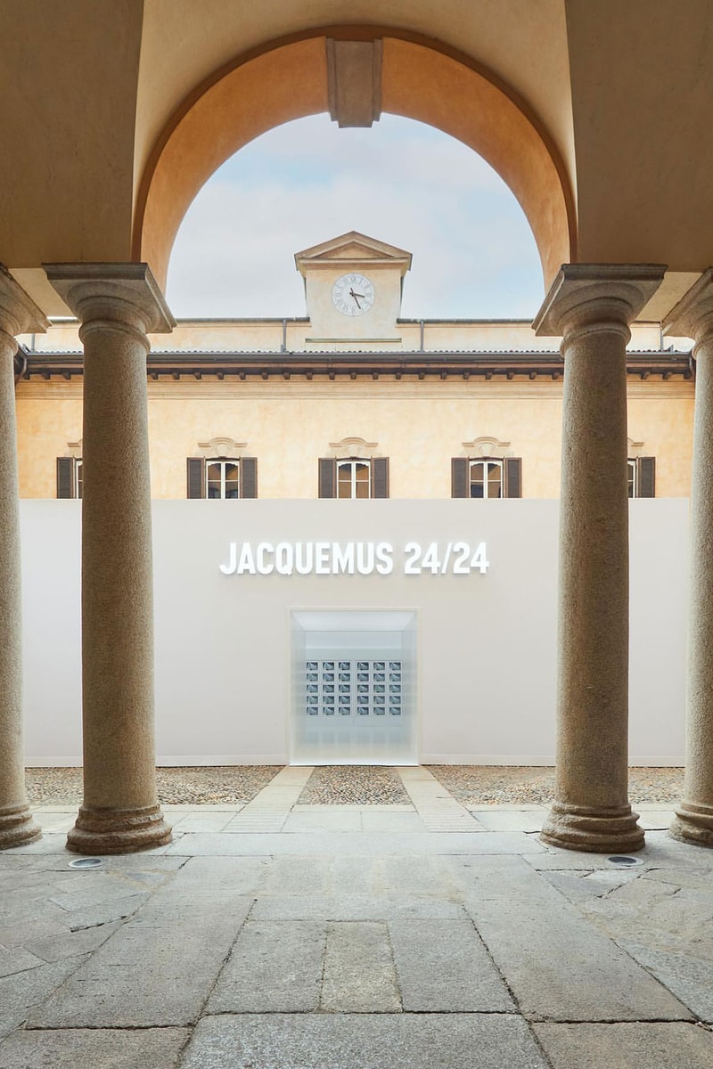Jacquemus 24/24 Milan Pop-up All-White Boutique Location Address Dates Info