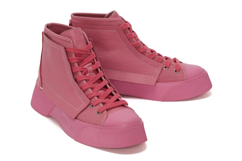 JW Anderson Sneaker Spring Summer Collection Red Lateral