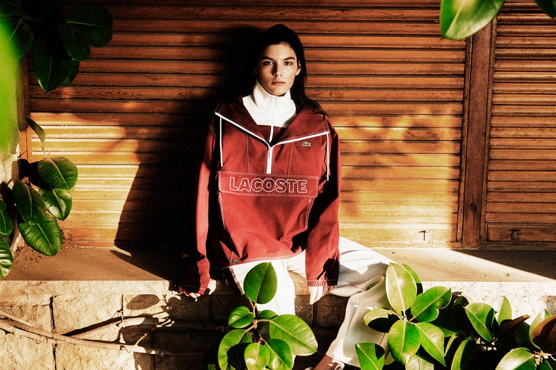 Lacoste Spring Summer Collection Sportswear Outerwear Lookbook Images Red