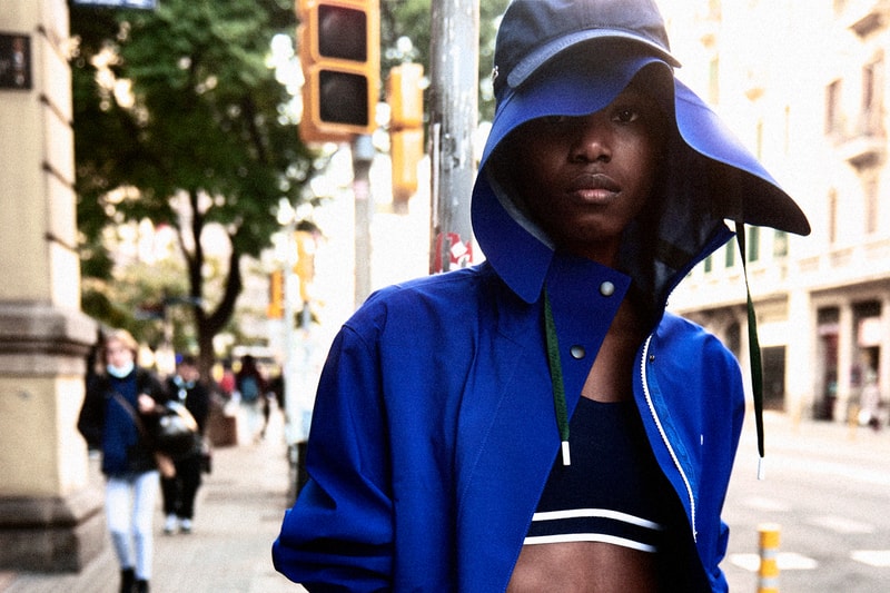 Lacoste Spring Summer Collection Sportswear Outerwear Lookbook Images Aquamarine