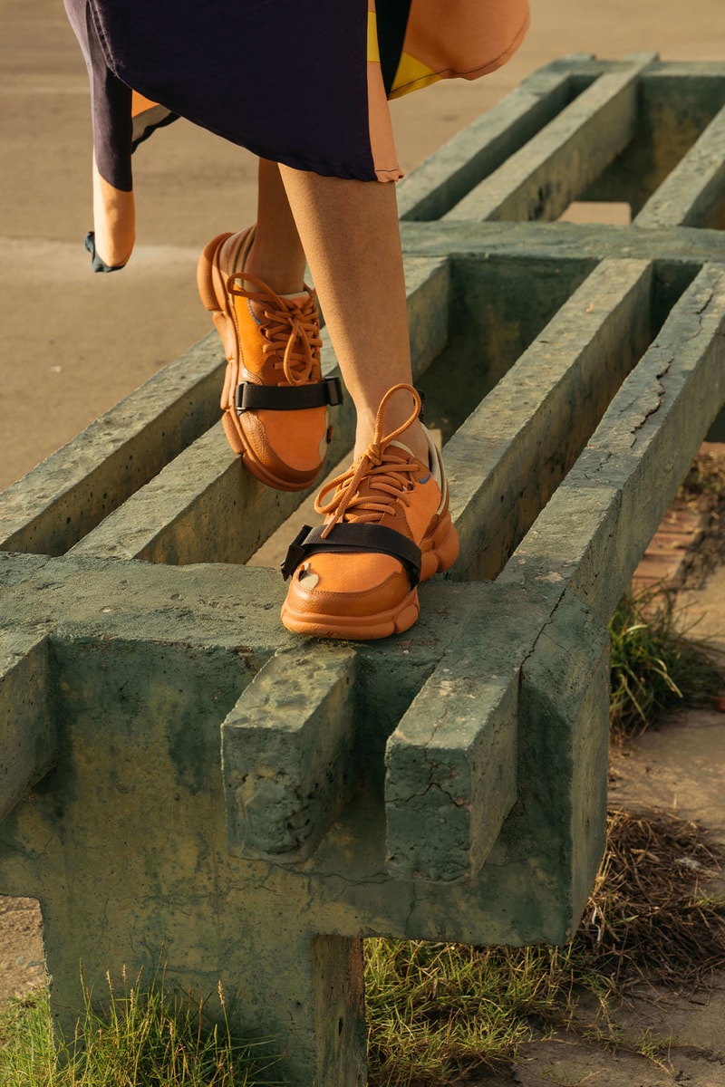 Lilith NYC Caudal Lure Sneakers Amberlou Brick Details
