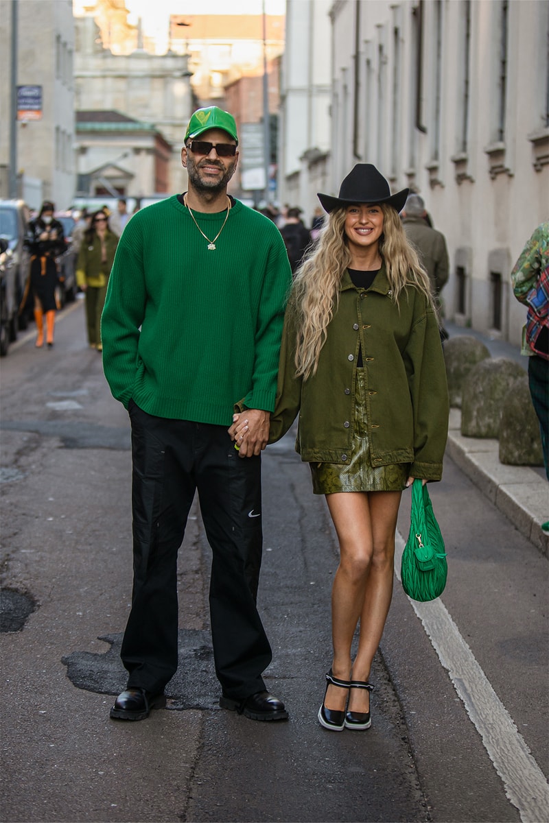 Milan Fashion Week Street Style Fall Winter Fendi Diesel Julia Fox