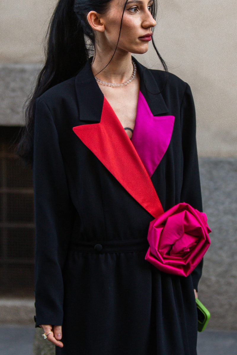 Milan Fashion Week Street Style Fall Winter Fendi Diesel Julia Fox