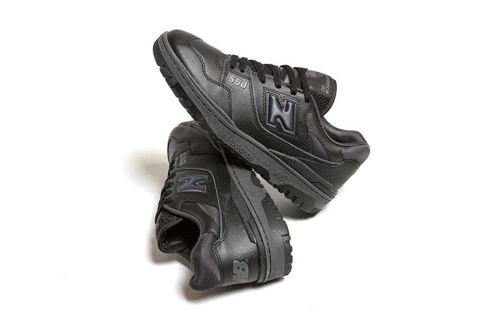 New Balance Releases Triple Black 550 Sneaker | Hypebae display picture 1
