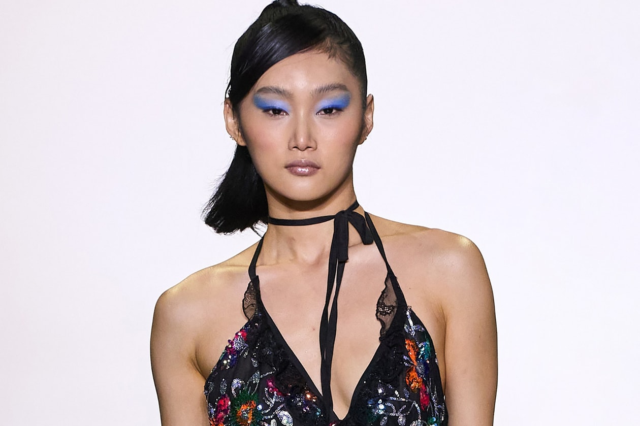 New York Fashion Week NYFW Fall Winter 2022 FW22 Makeup Beauty Hair Trends Julia Fox LaQuan Smith No Sesso