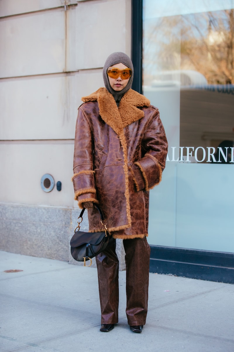 New York Fashion Week Fall Winter Street Style Sora Choi Rickey Thompson