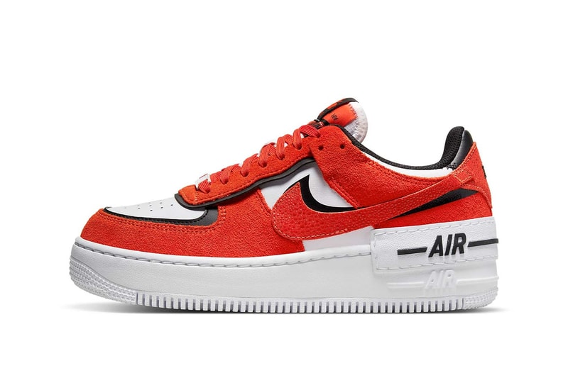Nike Air Force 1 Shadow Womens Rush Orange Black White Price Release Date