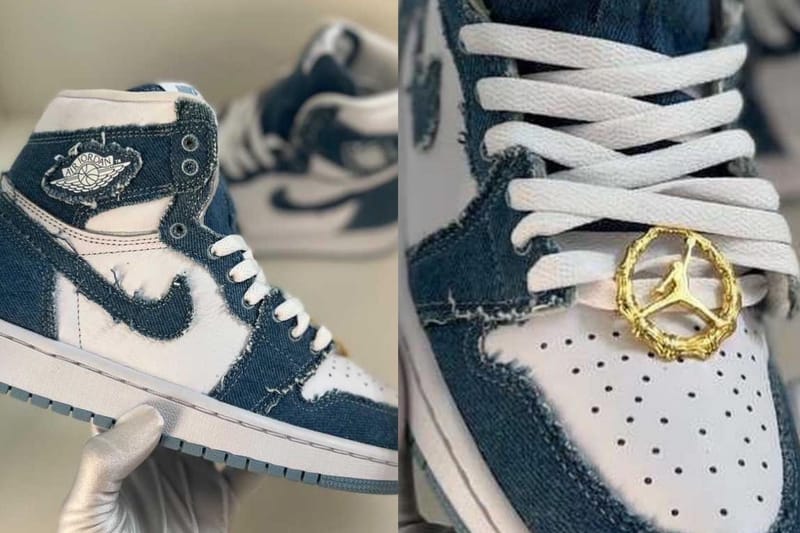 Michael Jordan's Denim 'Fits Inspire This Women's Air Jordan 1