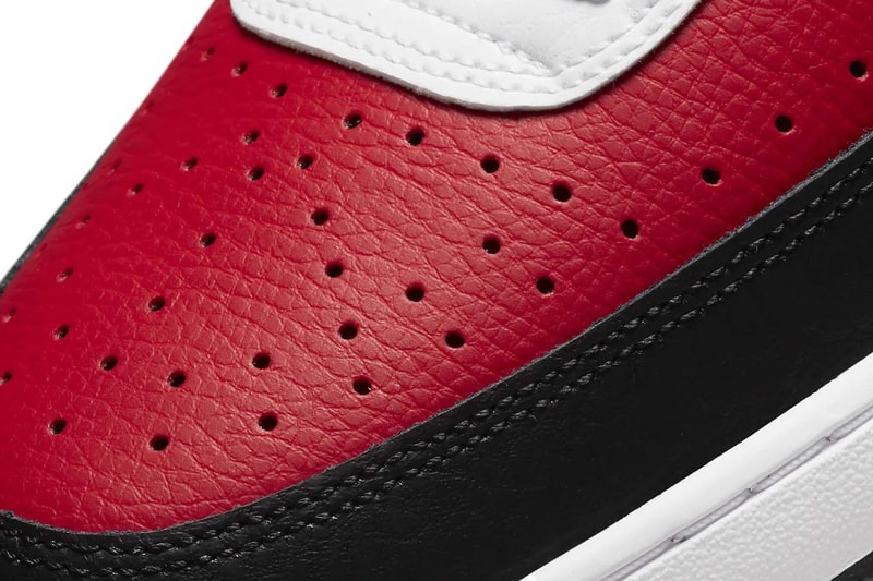 Nike Court Vision Court Vision University Red Black White Price Release Date