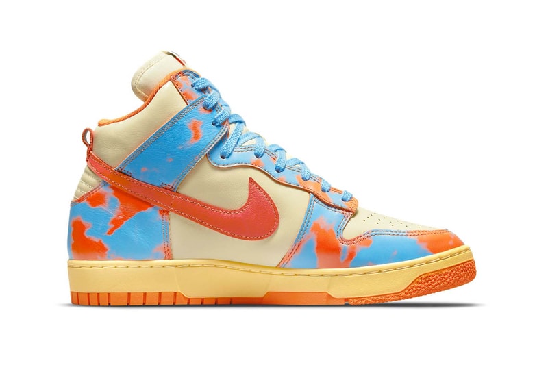 Nike Dunk High 1985 Orange Blue Acid Wash Price Release Date