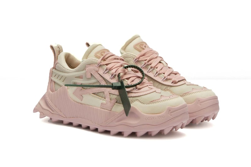 Off-White™ Odsy-1000 Pink Beige Chunky Sneaker Virgil Abloh Price Release Date
