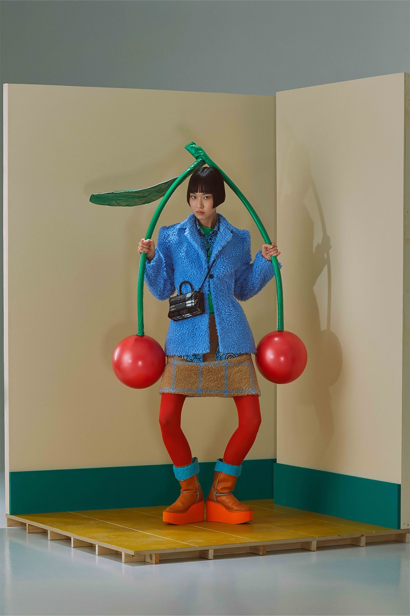 Opening Ceremony Dickies Fall Winter Collaborations 20th Anniversary Outerwear Food Blue Coat