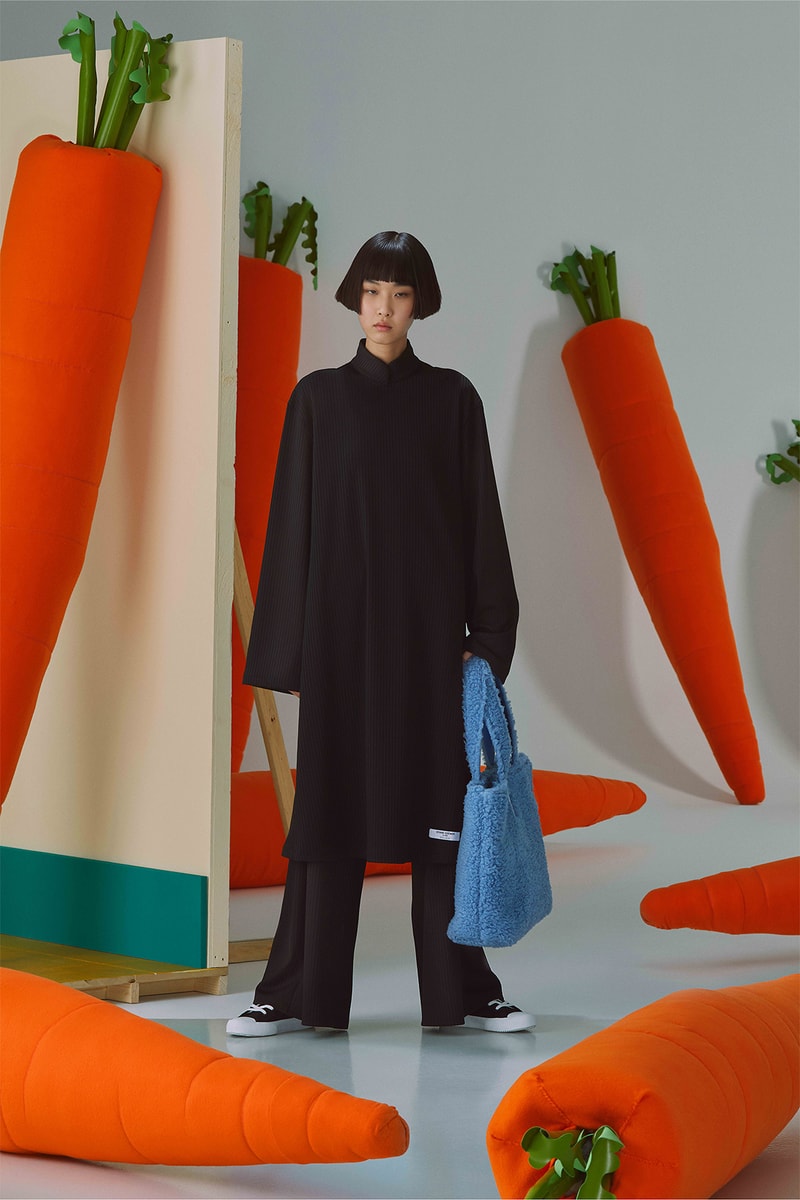 Opening Ceremony Dickies Fall Winter Collaborations 20th Anniversary Outerwear Food Dress Pants Black