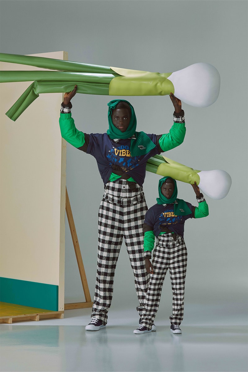 Opening Ceremony Dickies Fall Winter Collaborations 20th Anniversary Outerwear Food Checkered Top Green Blue Black