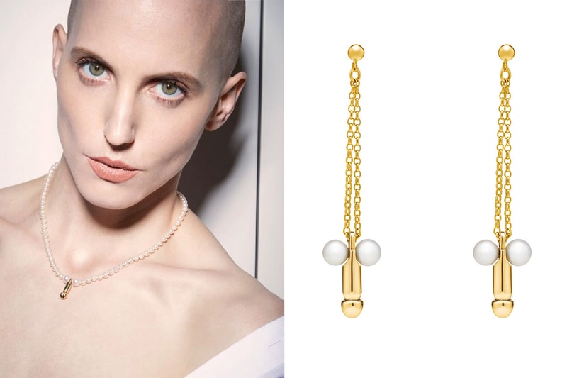 SAMHAM Designs Pretty Dix Collection Phallic Inspired Jewelry Pearl Necklace