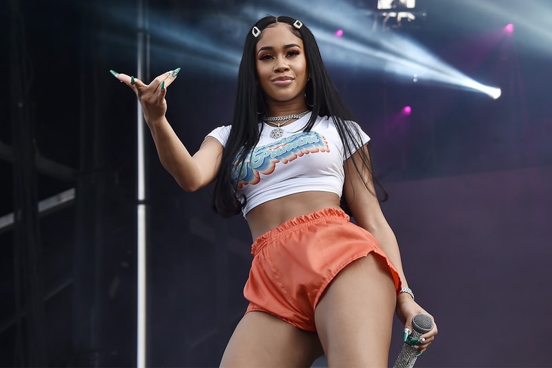 Saweetie new money piece highlight hair trend 2022