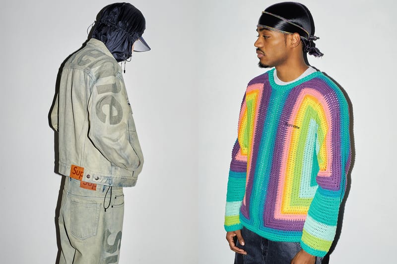 Supreme Unveils Must-Have Denim, Knitwear and Leather Jackets in SS22 Collection