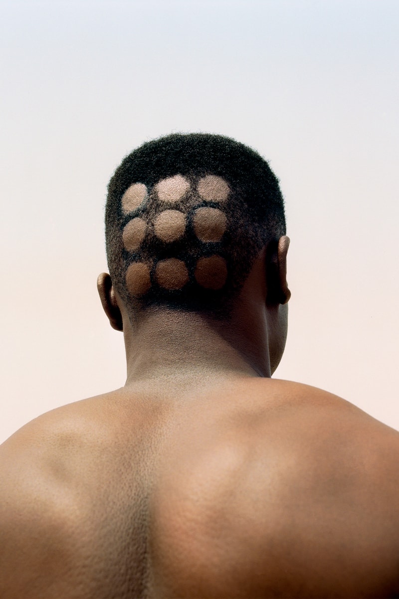 The New Originals SS22 Mathlete Campaign Ghana Ebeneza Blanche Release Info Shaved Head