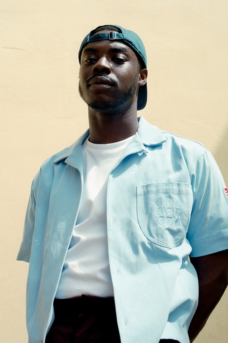 The New Originals SS22 Mathlete Campaign Ghana Ebeneza Blanche Release Info Shirt Blue