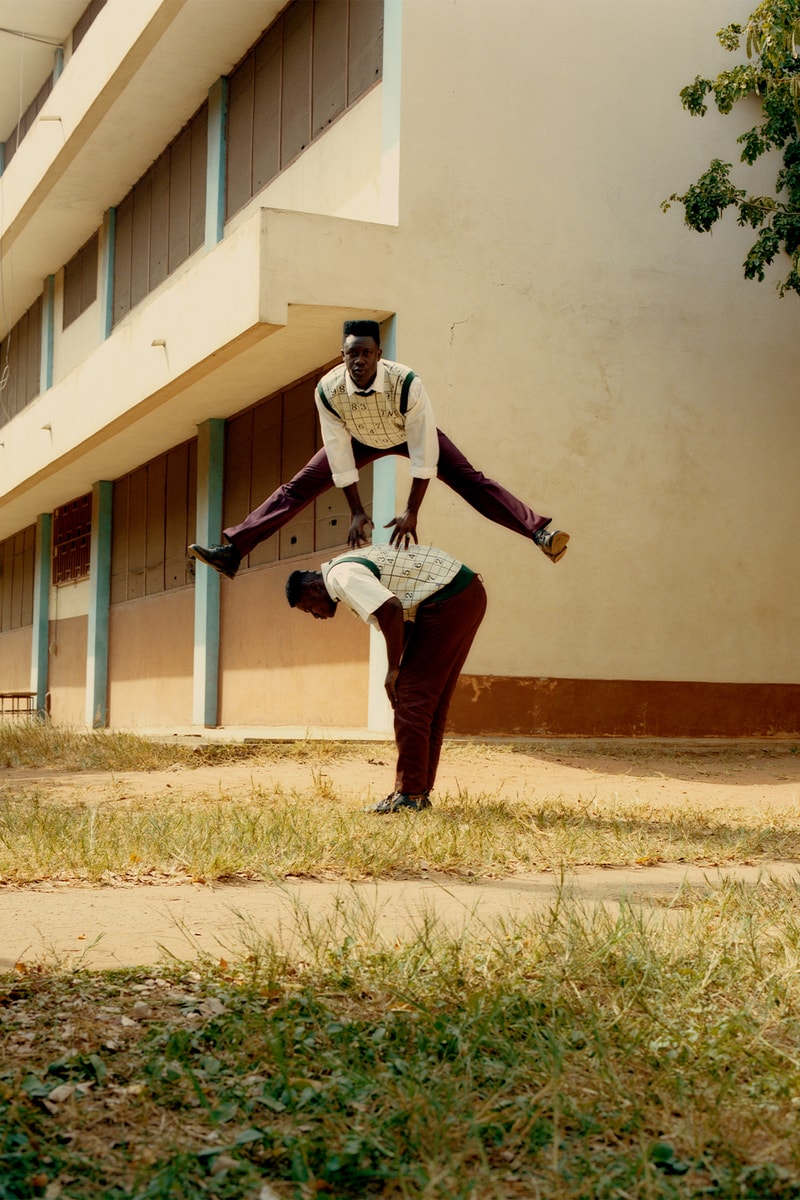 The New Originals SS22 Mathlete Campaign Ghana Ebeneza Blanche Release Info Vest Pants Sudoku Red