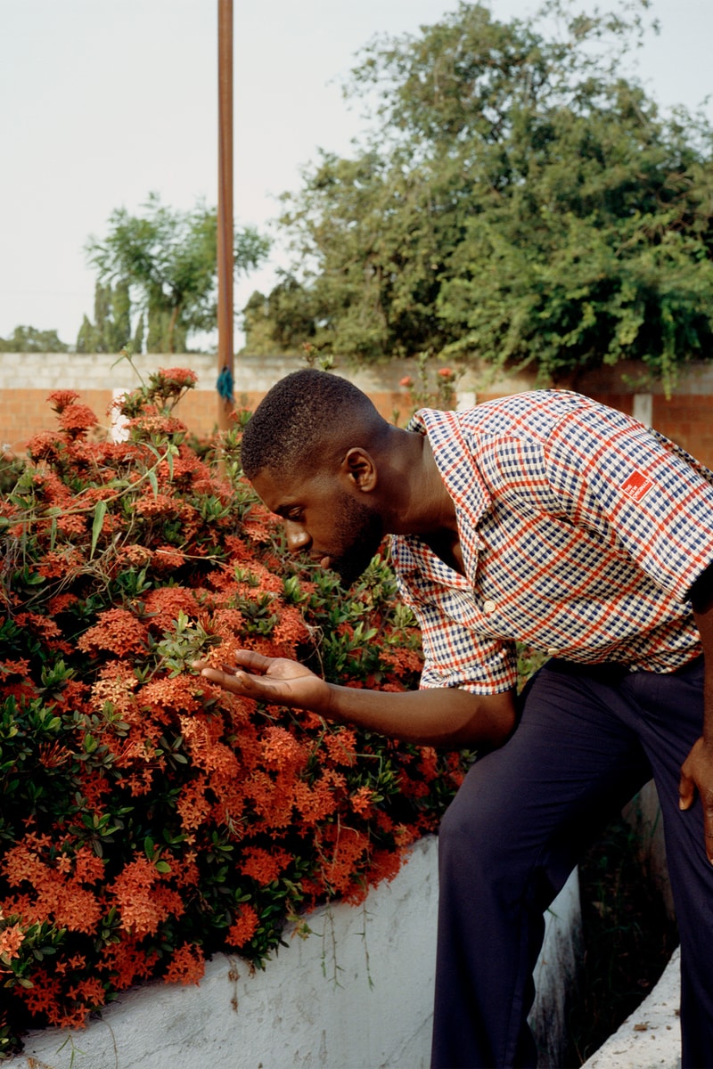 The New Originals SS22 Mathlete Campaign Ghana Ebeneza Blanche Release Info Polo Shirt Checkered