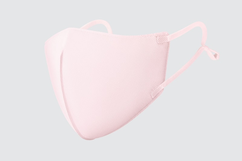 UNIQLO AIRism 3D Face Mask Pink Coronavirus