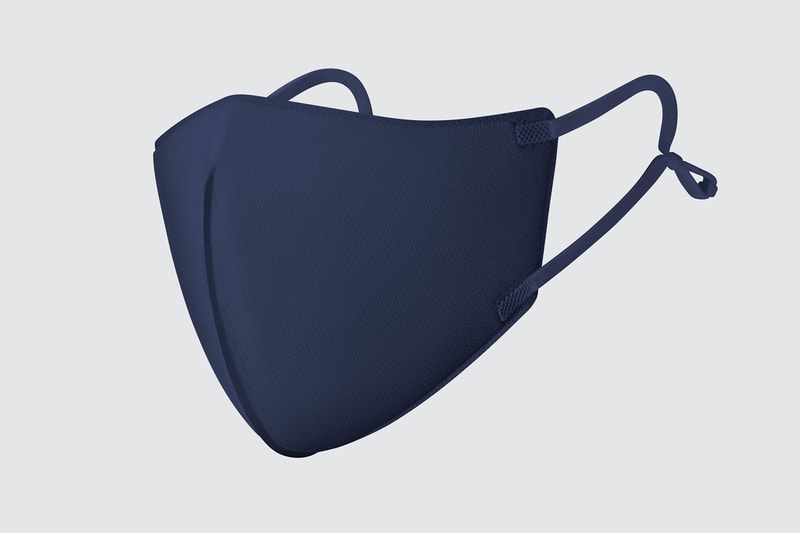 UNIQLO AIRism 3D Face Mask Navy Blue Coronavirus