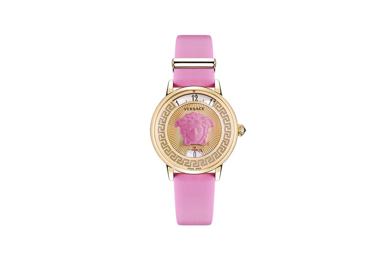 Versace Medusa Icon Watch Timepiece Pink Gold