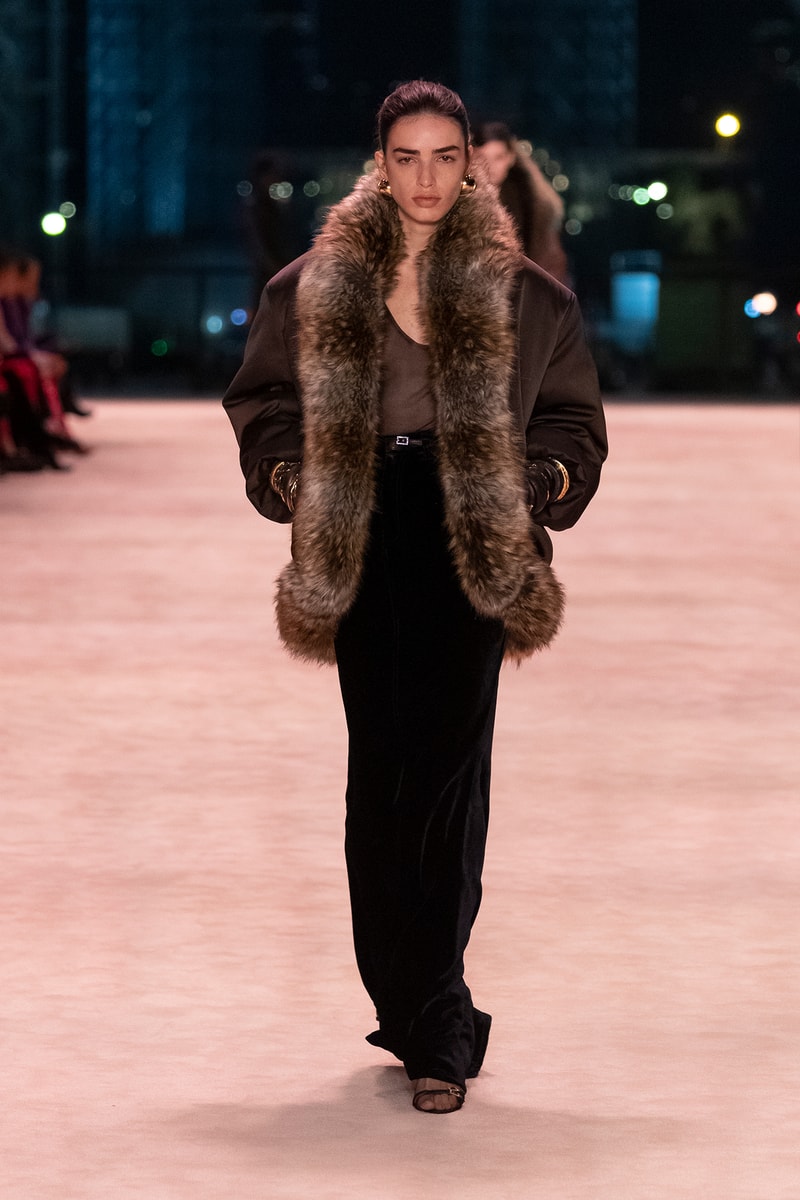 Yves Saint Laurent Fur Trim