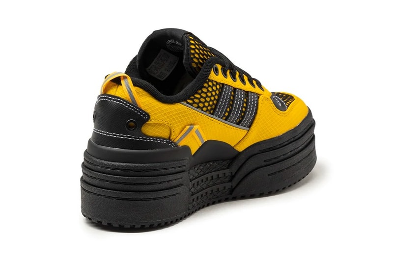 adidas Originals Triple Platform Low Crew Yellow Core Black Silver Metallic