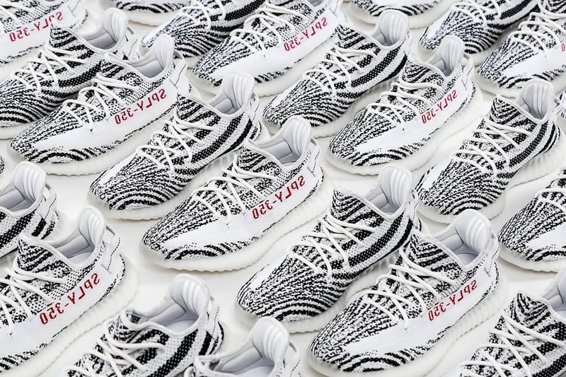 This Is Not a Drill – adidas Is Restocking the YEEZY BOOST 350 V2 "Zebra" Again