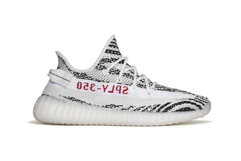 adidas YEEZY BOOST 350 V2 Zebra White Black Sneakers Footwear Kicks Shoes