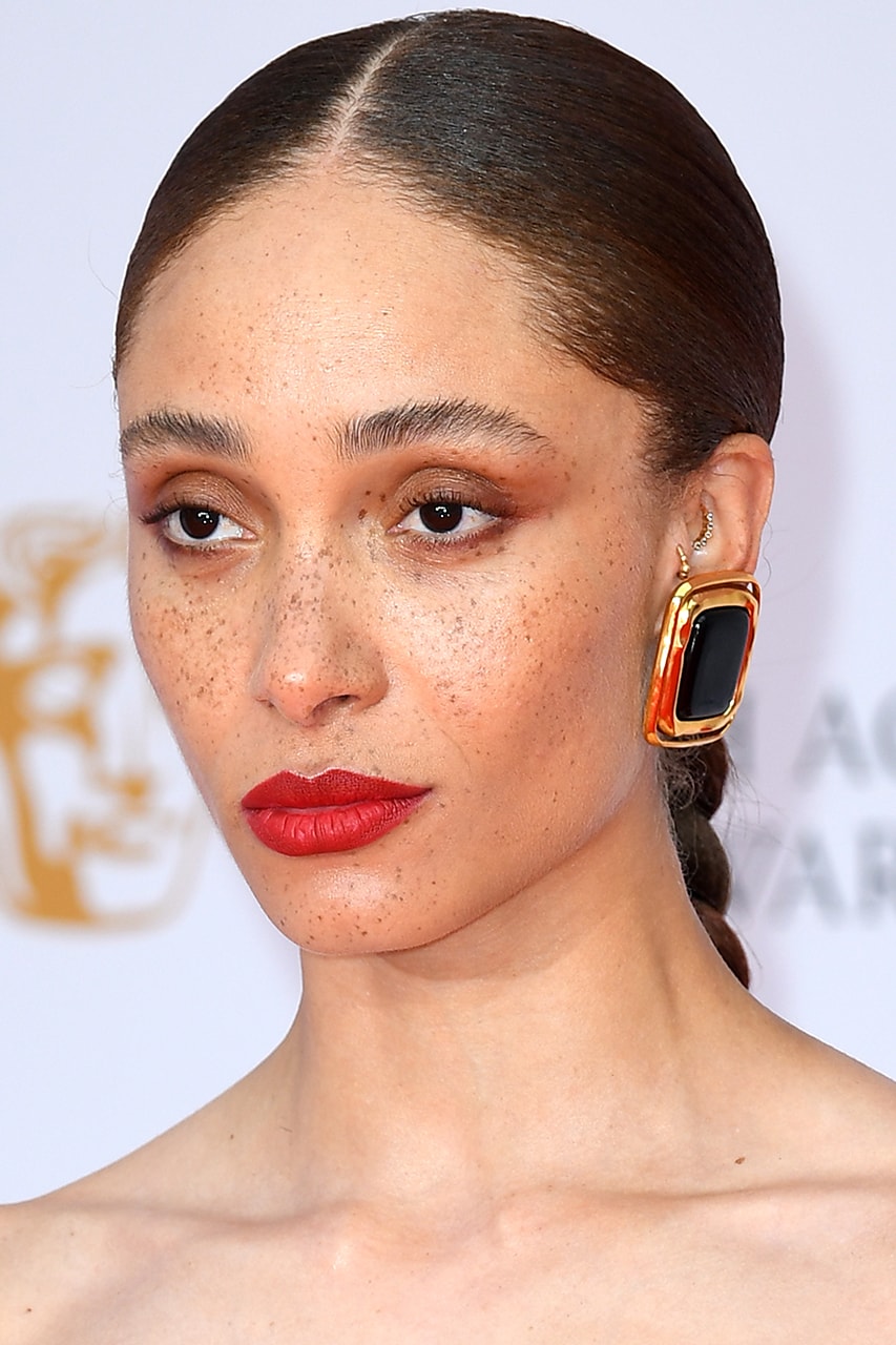 Best Celebrity Red Carpet Beauty Looks 2022 BAFTA Awards Adwoa Aboah