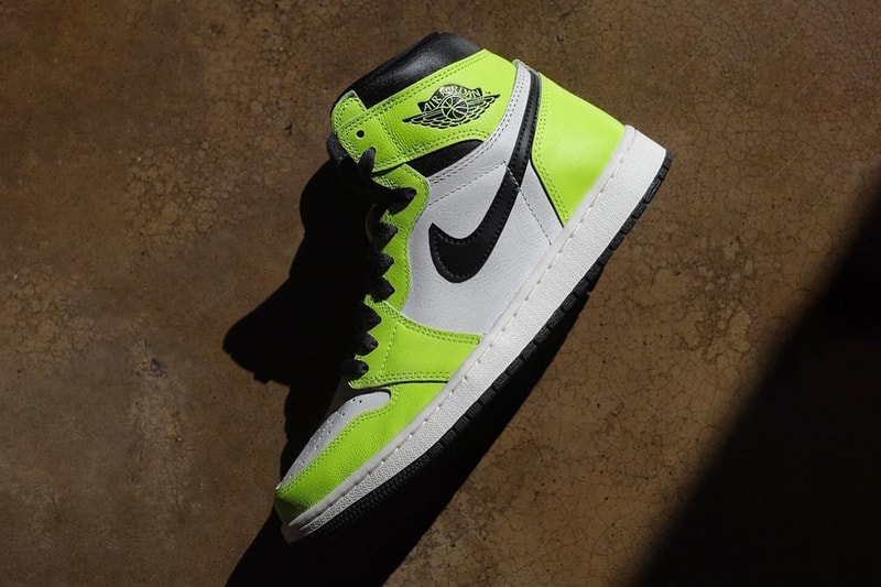 Nike Air Jordan 1 Retro High OG Visionaire Volt Black White First Look Price Release Date