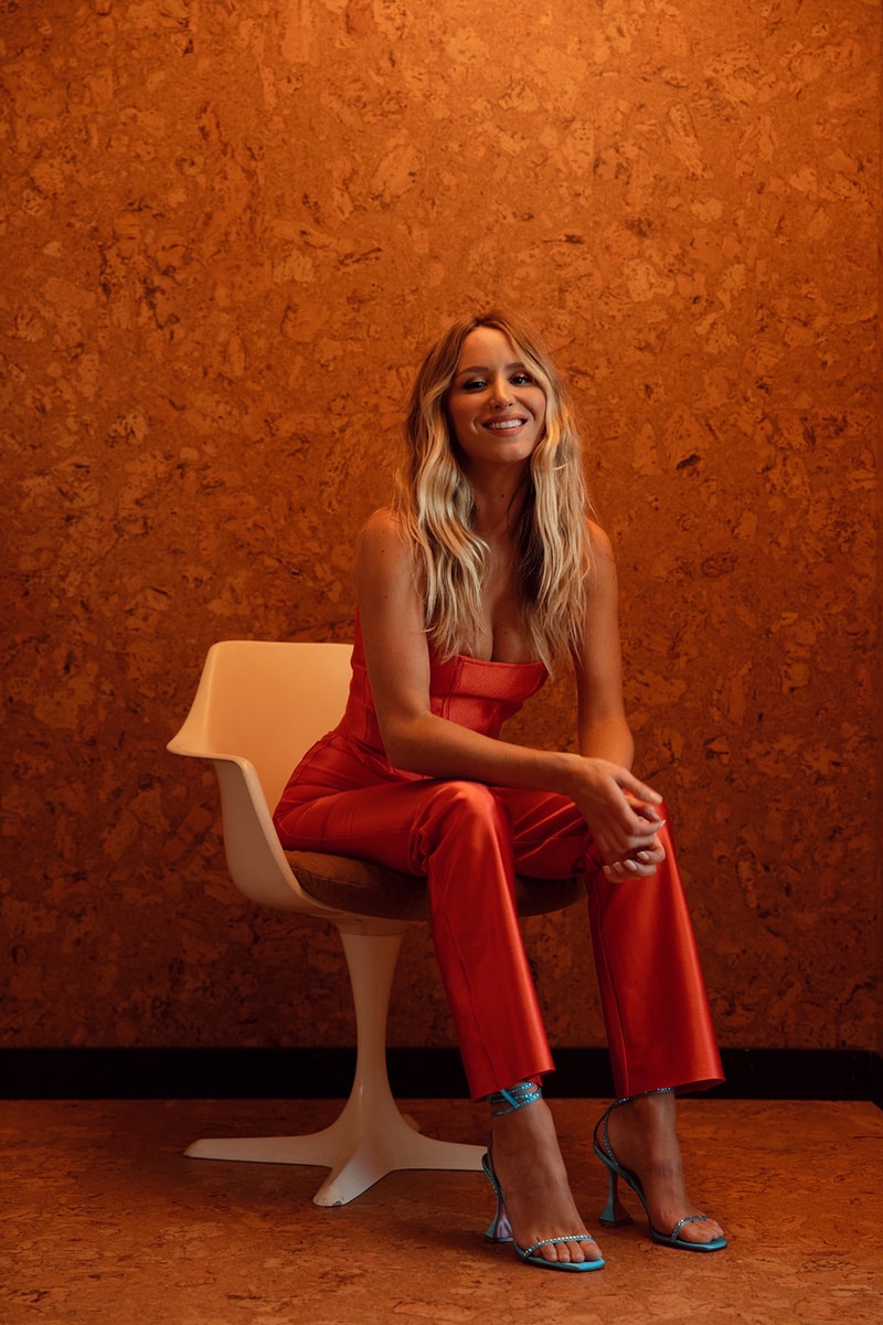 Los Angeles Fashion Designer Ariel Rezek Studio Corset Pant Orange