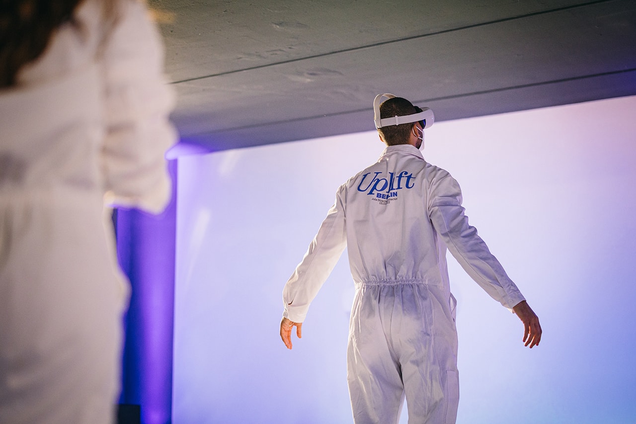 asics sportstyle immersive event video movement dance virtual reality light installation exhibition berlin germany art gallery recap